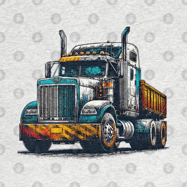 Truck Tractor by Vehicles-Art